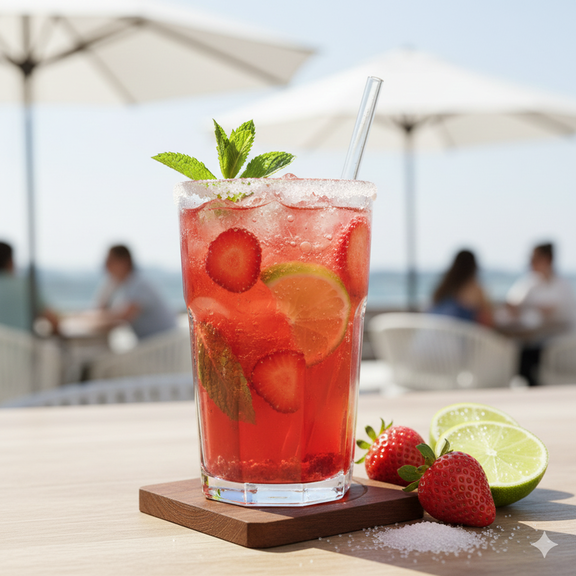 Skiny Strawberry Mojito